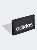 Adidas black linear bifold wallet with card slots (British brand)
