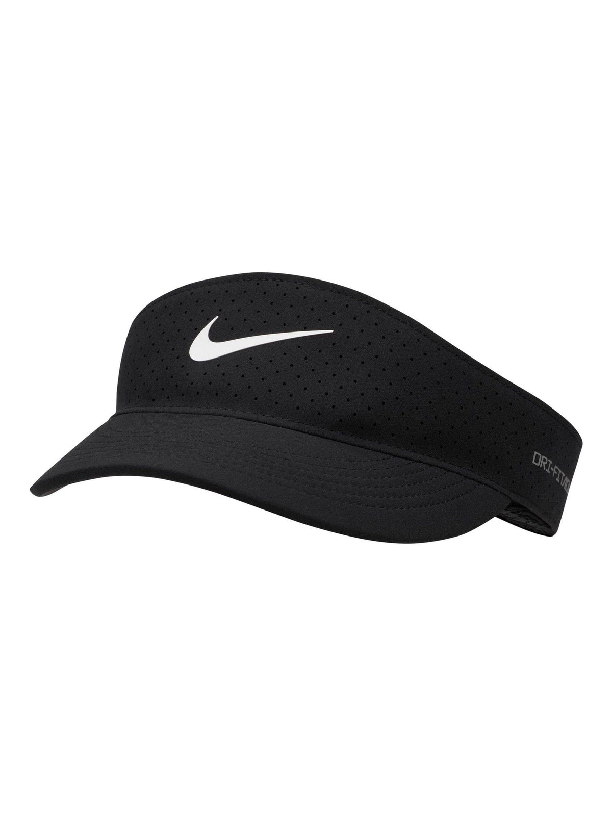 Nike black Dri-FIT ADV Ace tennis visor, imported from the UK