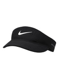 Nike black Dri-FIT ADV Ace tennis visor, imported from the UK