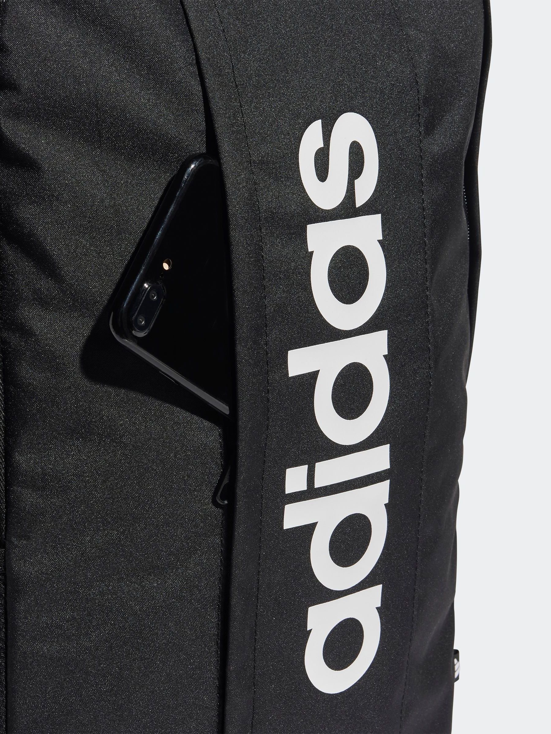 adidas Black Linear backpack (British brand)