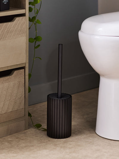 Black Rib Toilet Brush