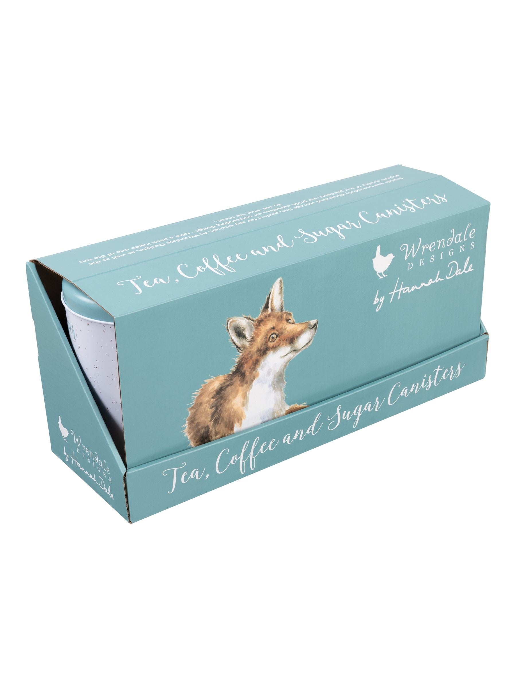 Wrendale light blue storage tins set of 3 - British product