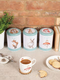 Wrendale light blue storage tins set of 3 - British product