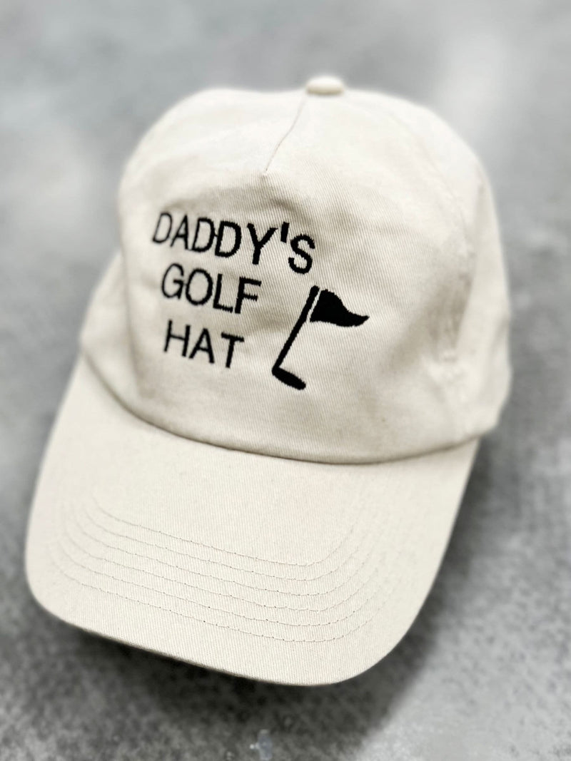 Solesmith cream personalised golf hat, UK version