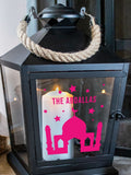 Jonnys Sister Personalised Eid Large Lantern Candle Holder, imported from the UK