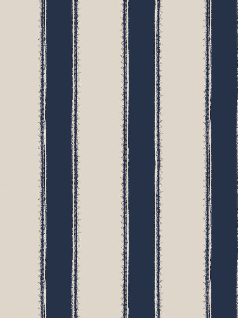 Laura Ashley Denwick Stripe wallpaper sample A4, imported from the UK