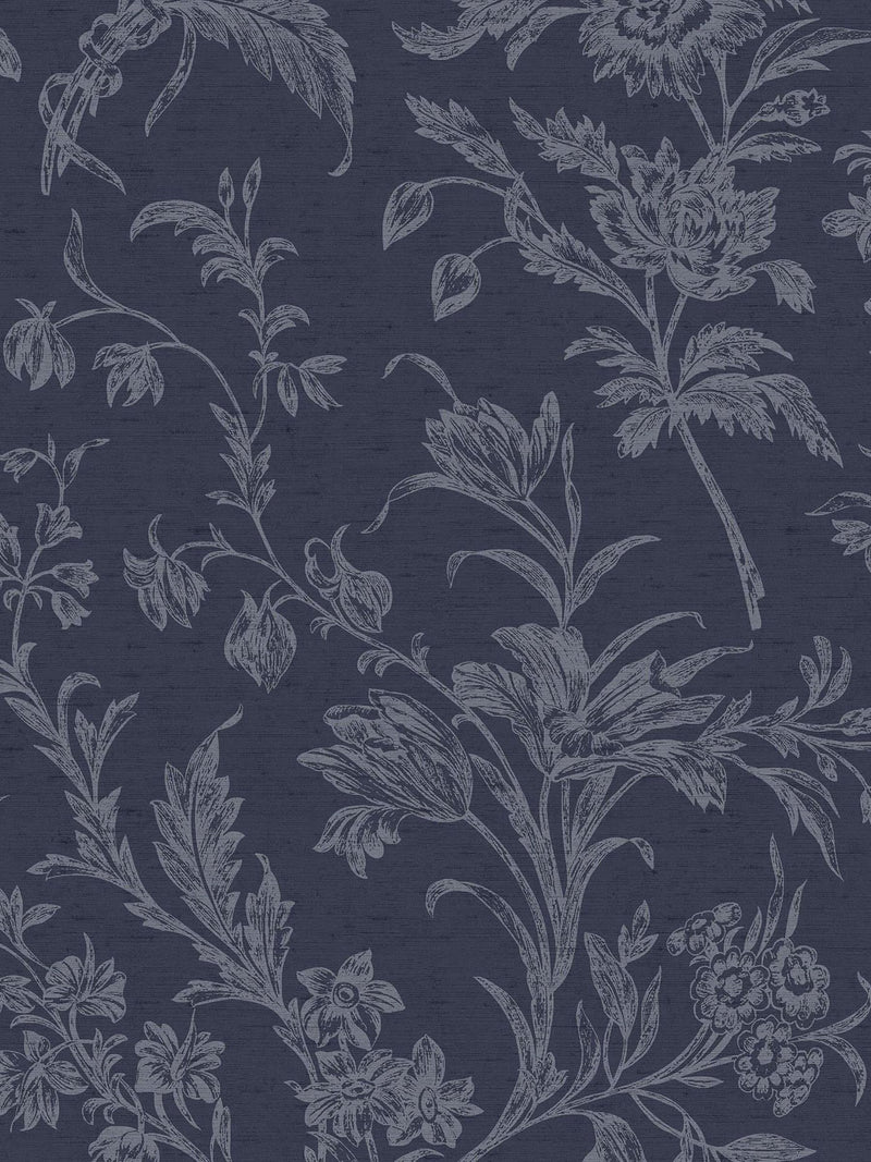Laura Ashley wallpaper sample Midnight Seaspray Lloyd A4, UK version