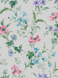 Laura Ashley Poppy Meadow wallpaper sample A4, imported from the UK