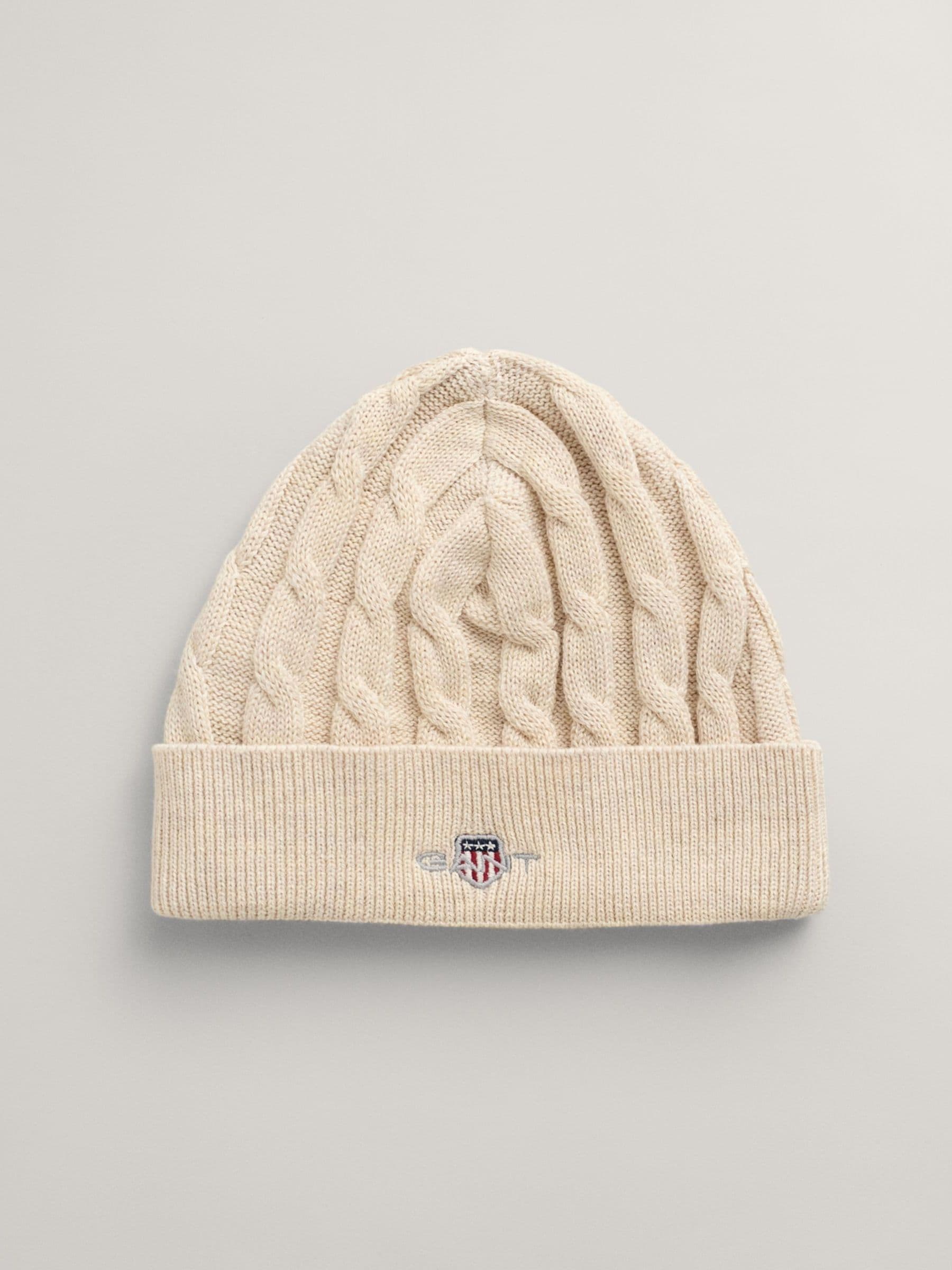 GANT cream baby beanie (British brand)