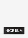 Rib word block ornament with Nice Bum slogan, imported from the UK