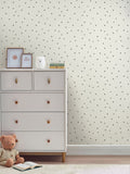 Lilac Ditsy Heart A4 Wallpaper Sample