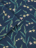 Laura Ashley Fulwell Fuchsia wallpaper roll 10m - British product