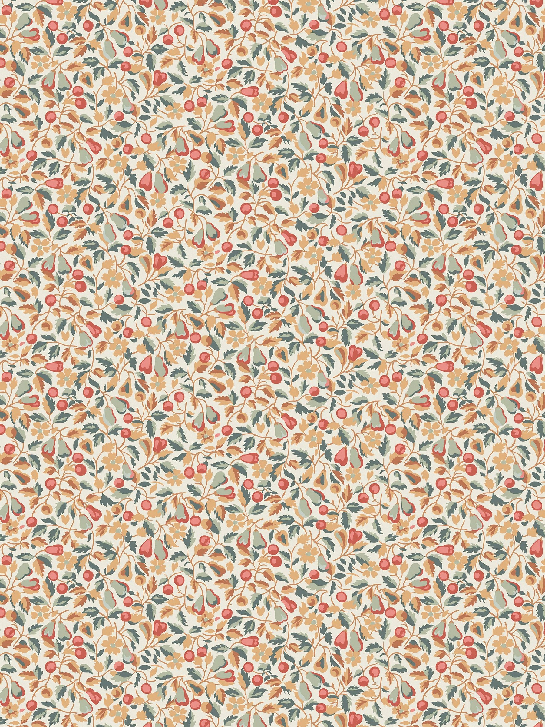 Laura Ashley Terracotta Devrons Grove wallpaper roll, imported from the UK