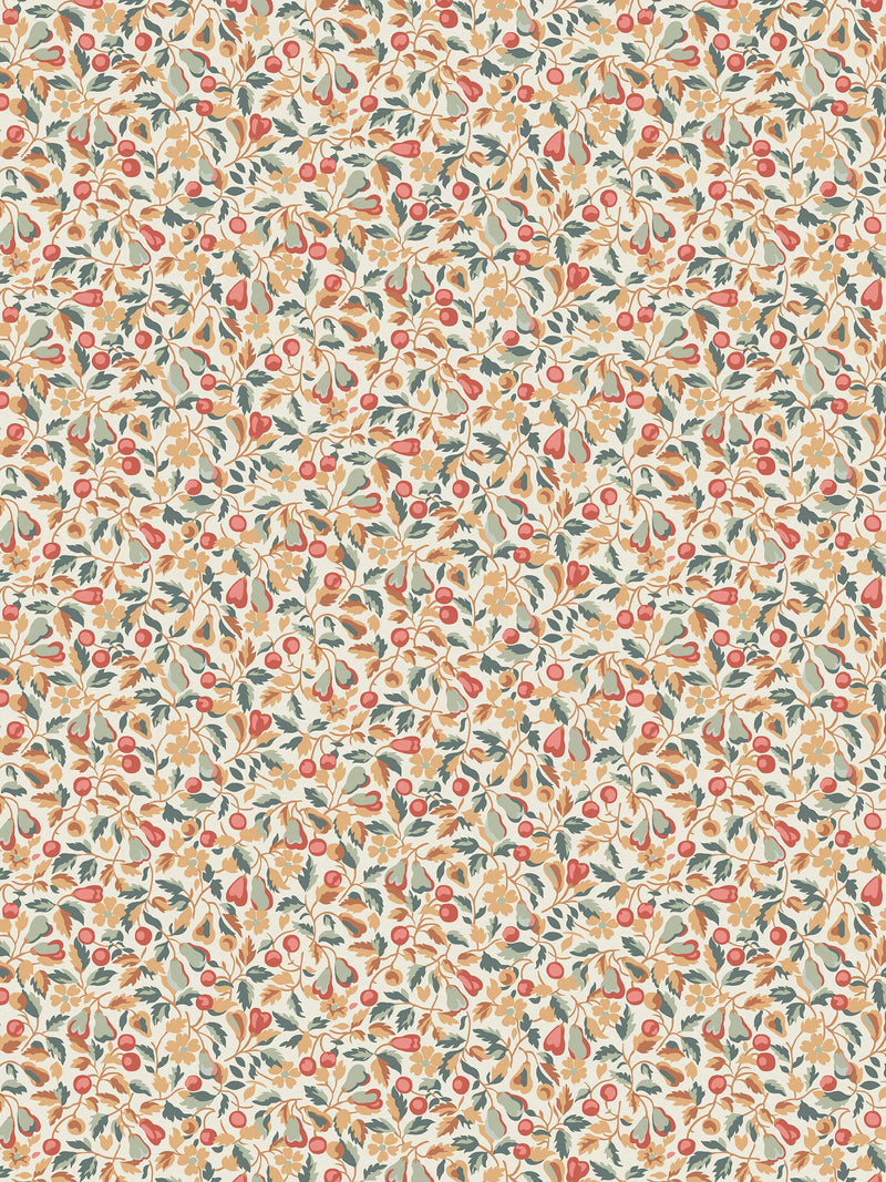 Laura Ashley Terracotta Devrons Grove wallpaper roll, imported from the UK