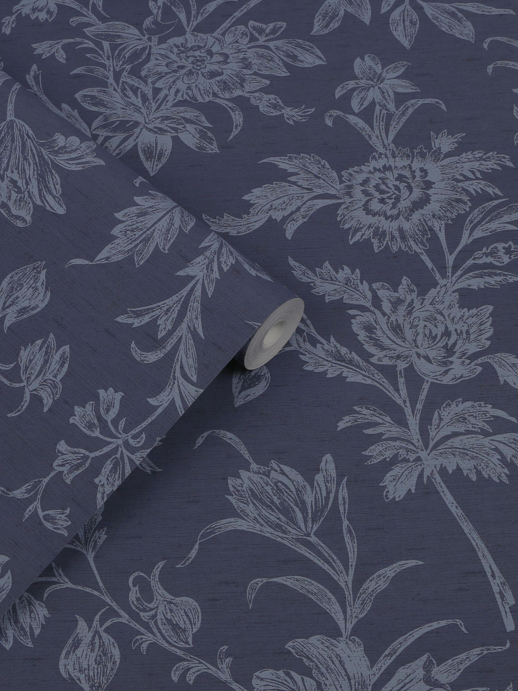 Laura Ashley Midnight Seaspray Lloyd wallpaper 10m, imported from the UK