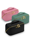 Loveabode open flat makeup bag in sage green - British product