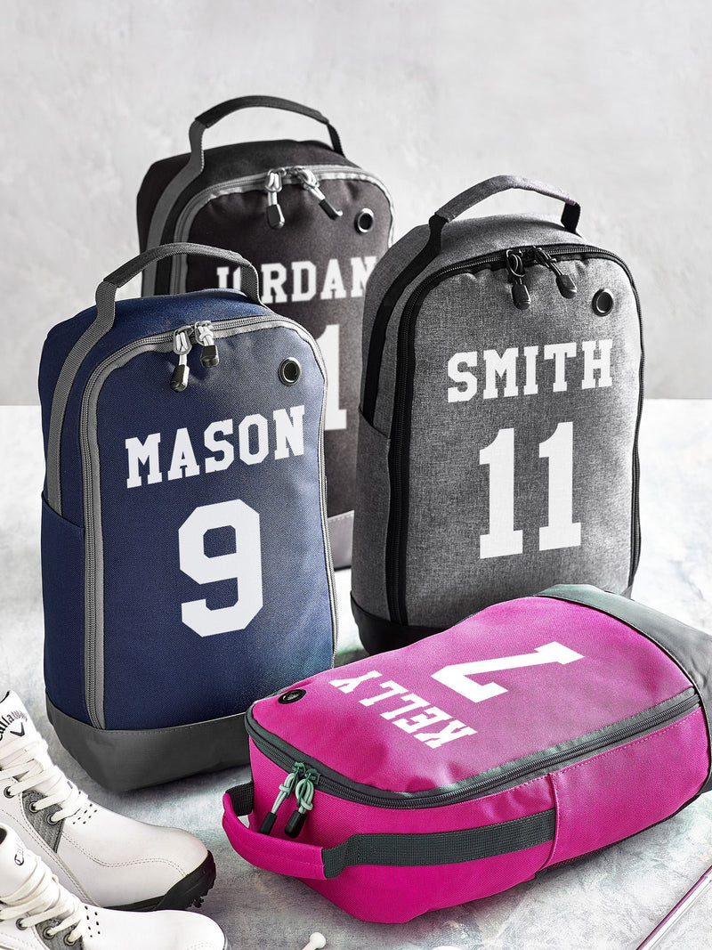 Personalised boot bag custom name number 8 litre, imported from the UK