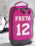 Personalised boot bag custom name number 8 litre, imported from the UK