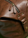 Nu-Hide tan personalised holdall weekender bag imported from the UK