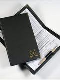 Loveabode personalised golf scorecard holder PU leather 115x170mm - British product