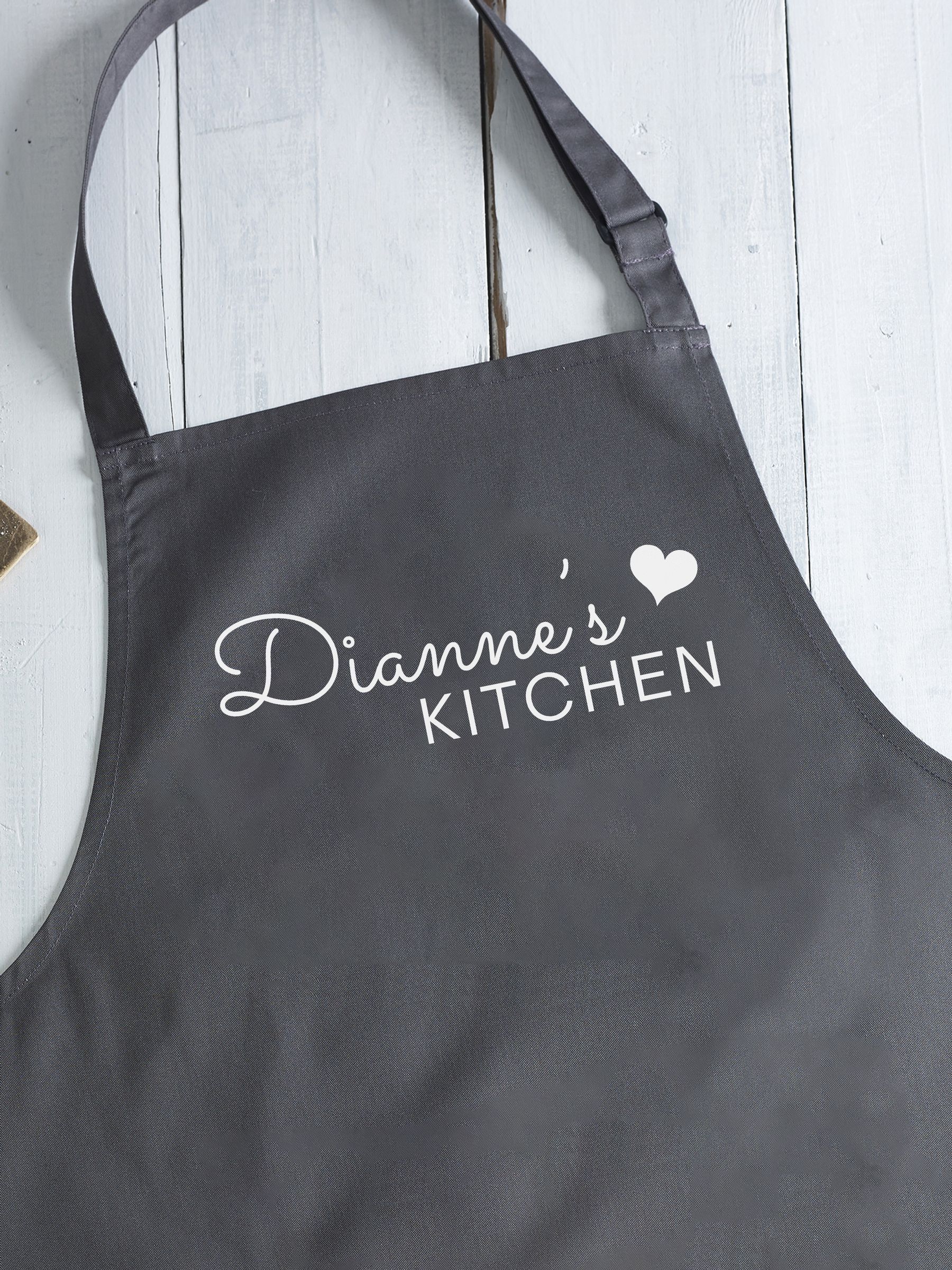 Personalised Heart Apron