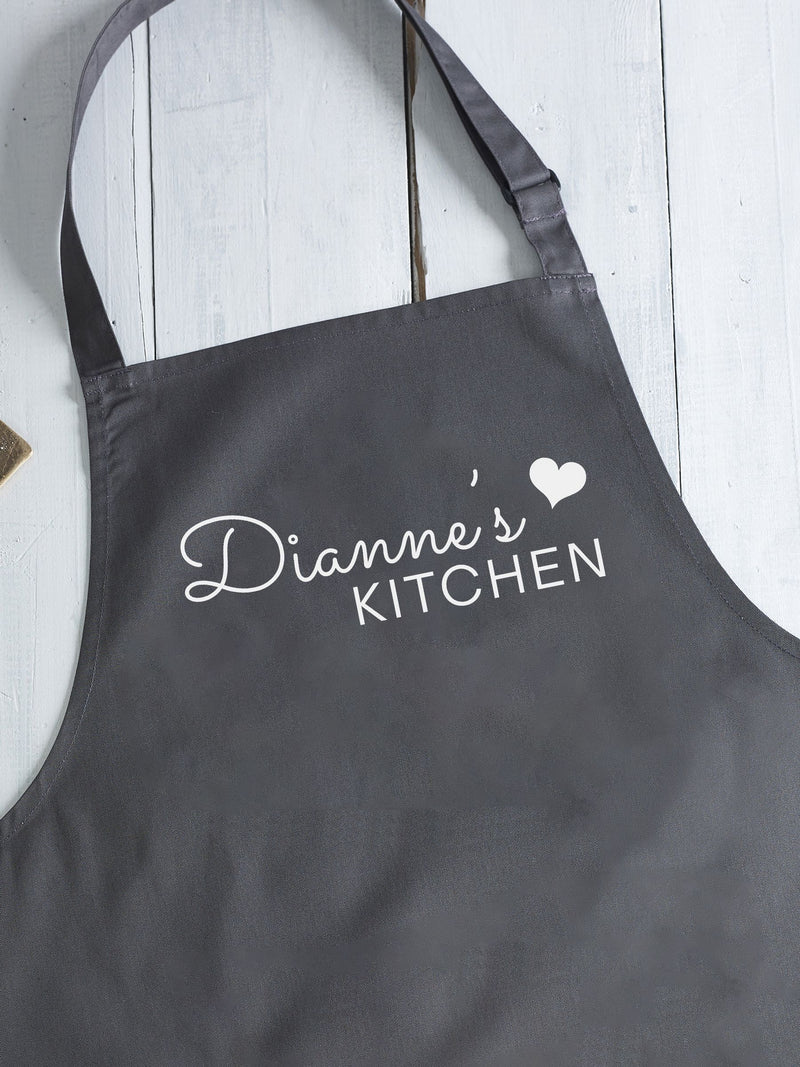 Personalised Heart Apron