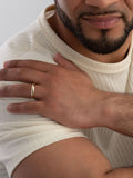 Beaverbrooks 9ct yellow gold men's wedding ring 4mm width - British product