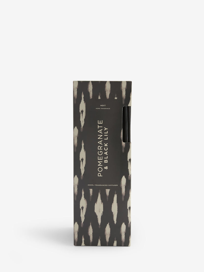Black Global Pomegranate Lily diffuser 200ml, imported from the UK