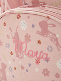 My 1st Years personalised pink bunny lunch bag, imported from the UK