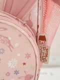 My 1st Years personalised pink bunny lunch bag, imported from the UK