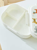 My 1st Years personalised safari design white lunchbox, imported from the UK
