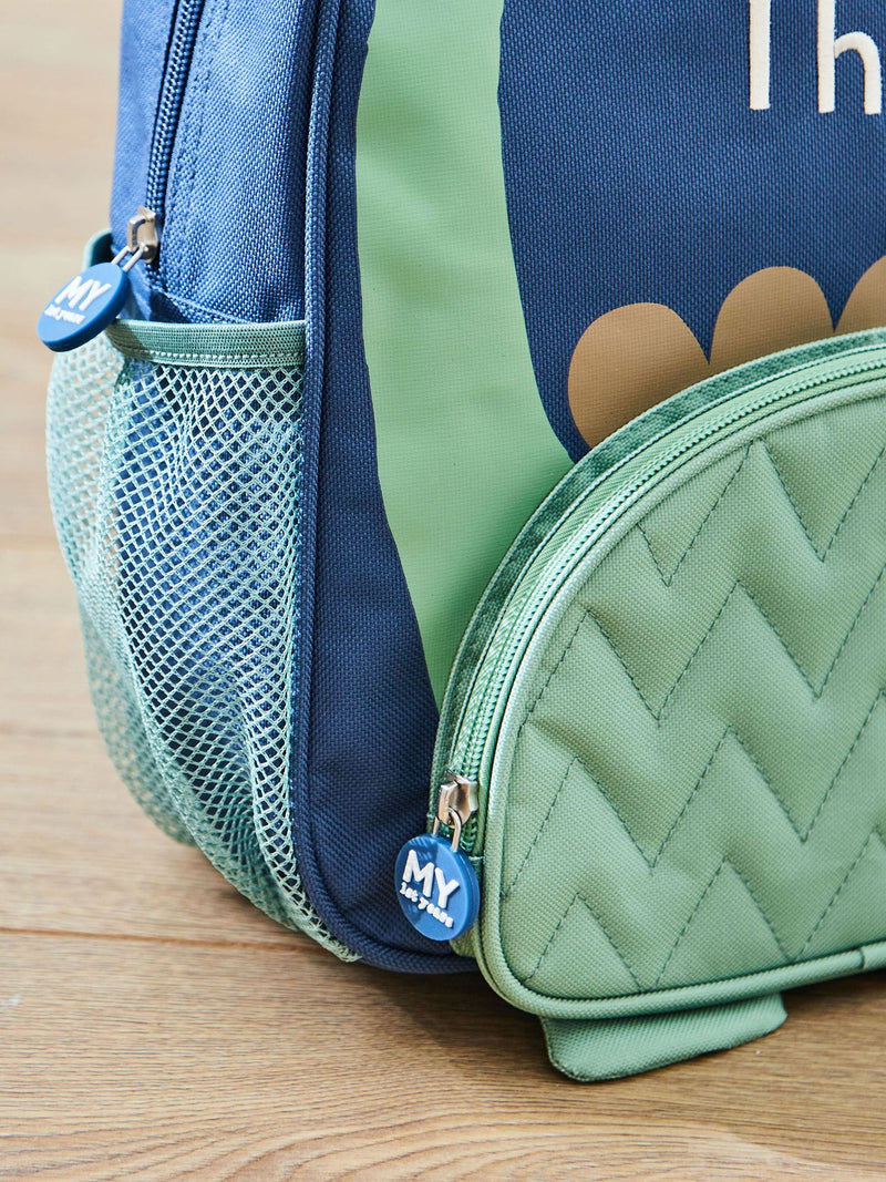 My 1st Years medium personalised dinosaur print backpack - British product
