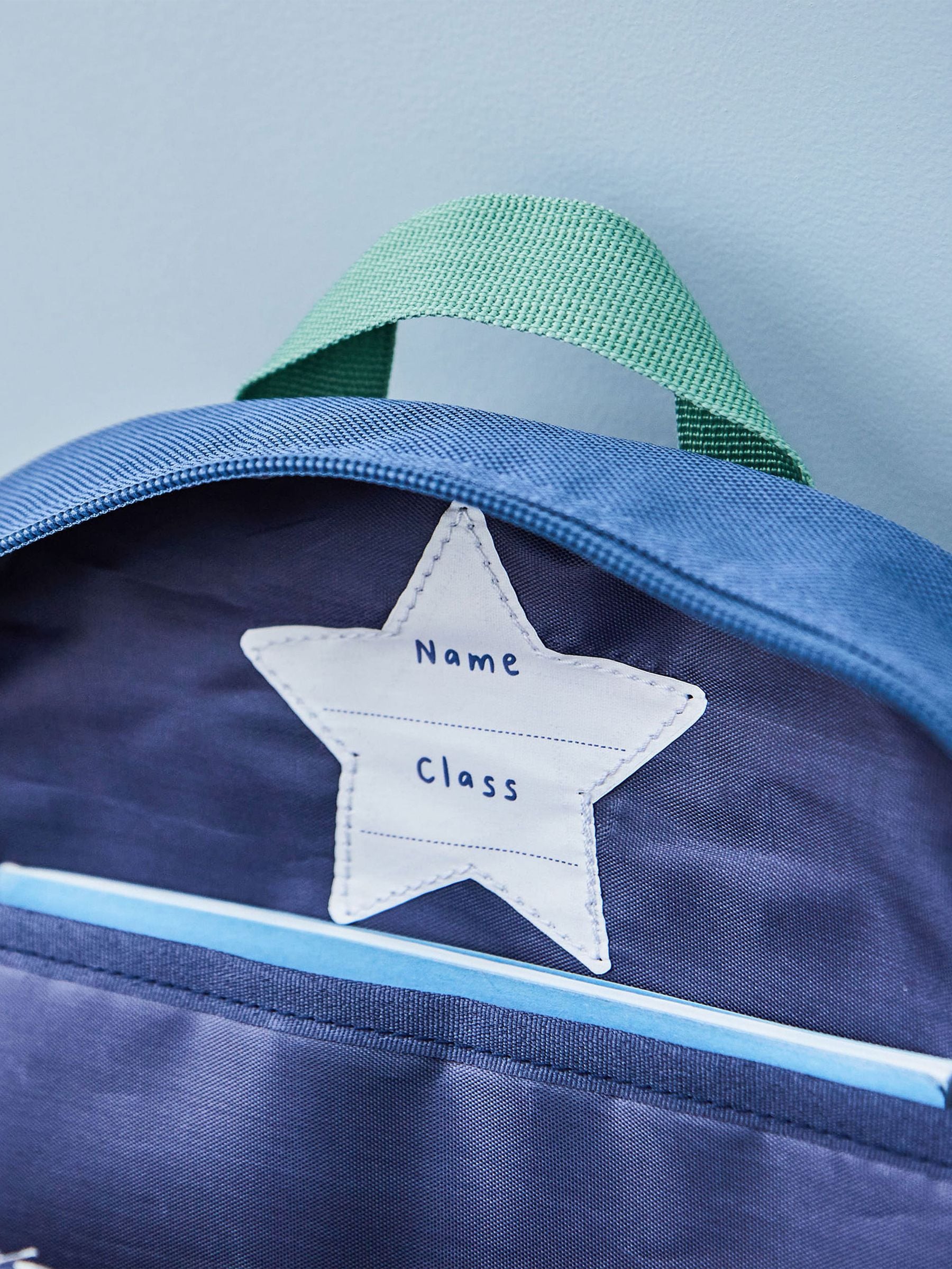 My 1st Years medium personalised dinosaur print backpack - British product