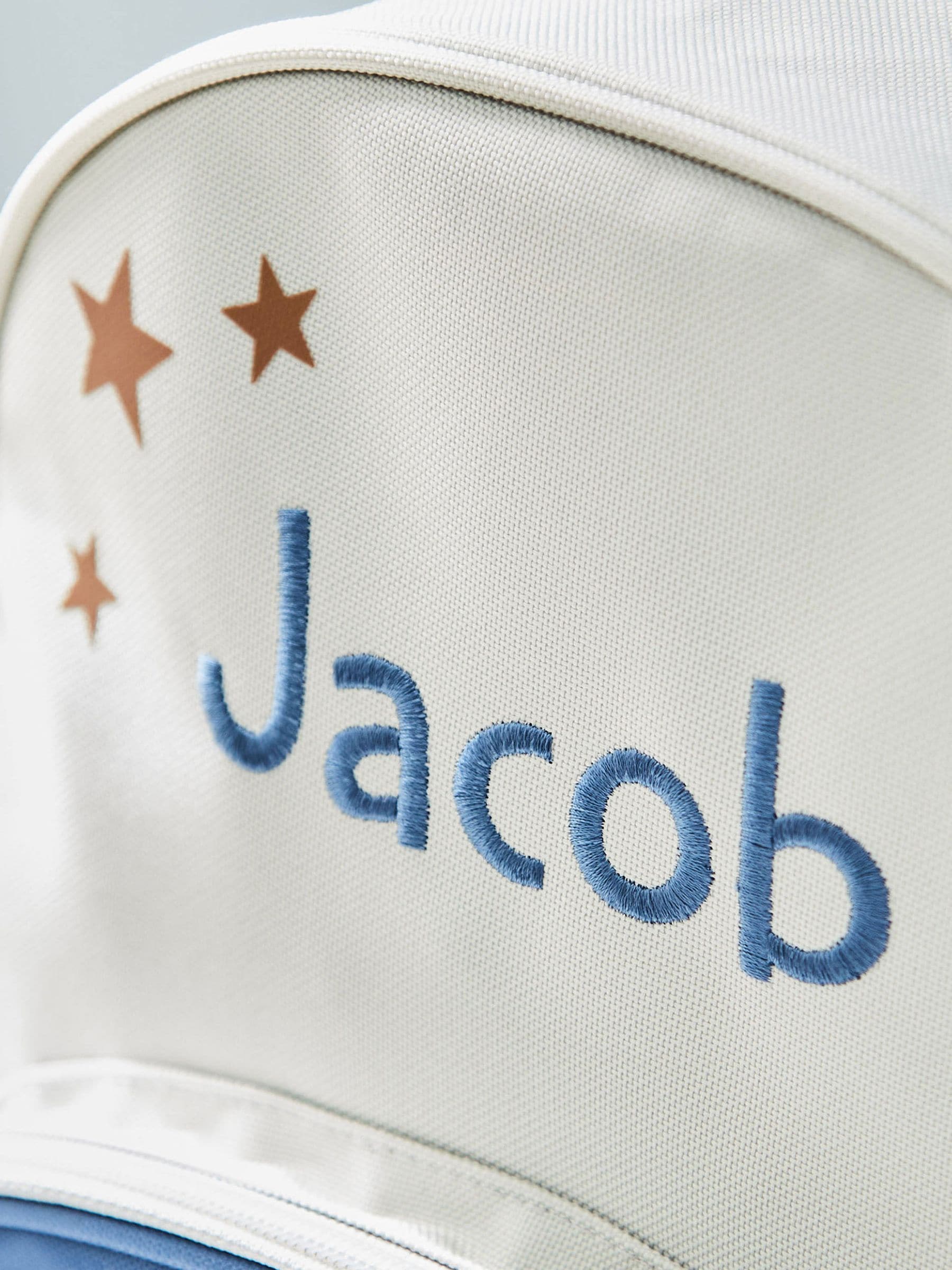 My 1st Years personalised dinosaur and car kids backpack, medium, UK version