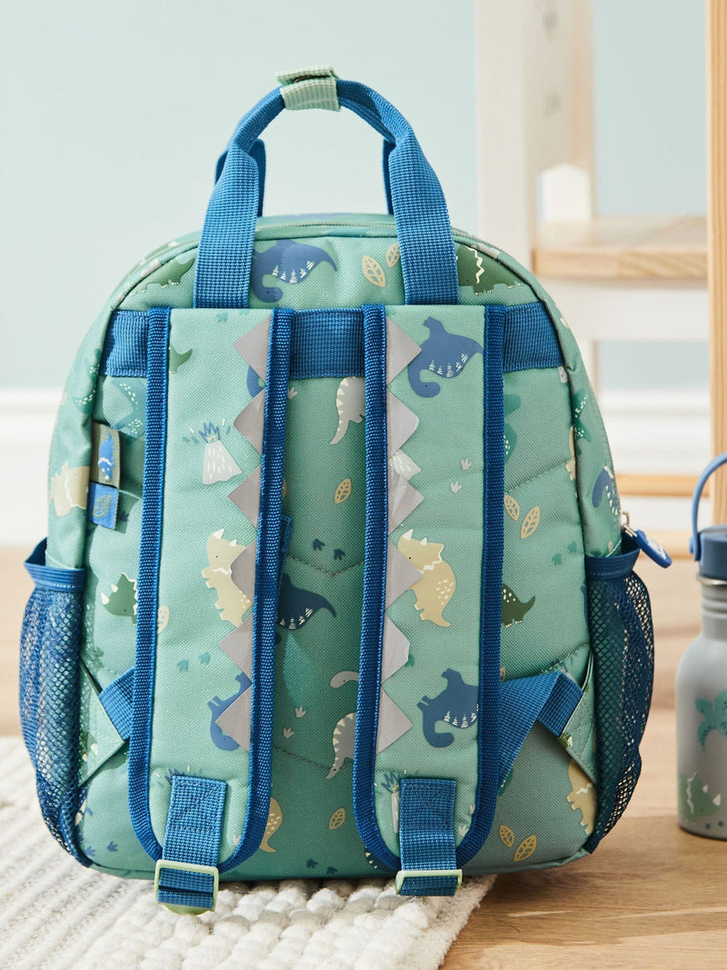 My 1st Years personalised dinosaur print medium backpack, UK version
