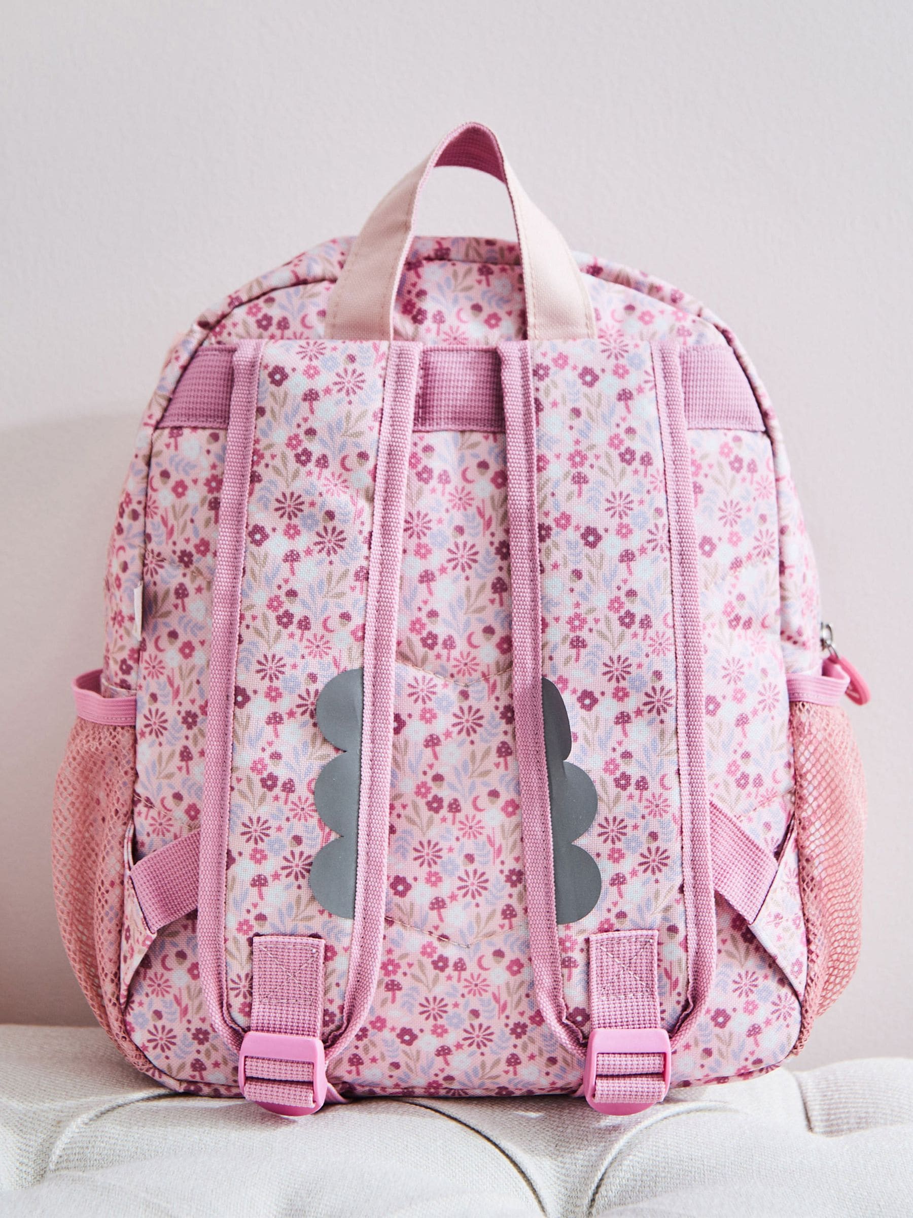 My 1st Years personalised pink bunny backpack medium, imported from the UK