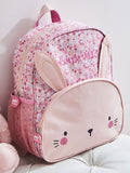 My 1st Years personalised pink bunny backpack medium, imported from the UK