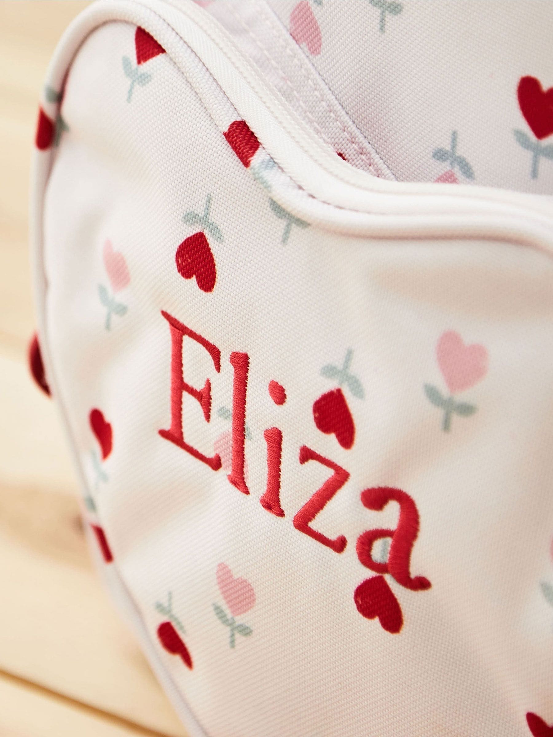 My 1st Years personalised heart print mini backpack, UK version