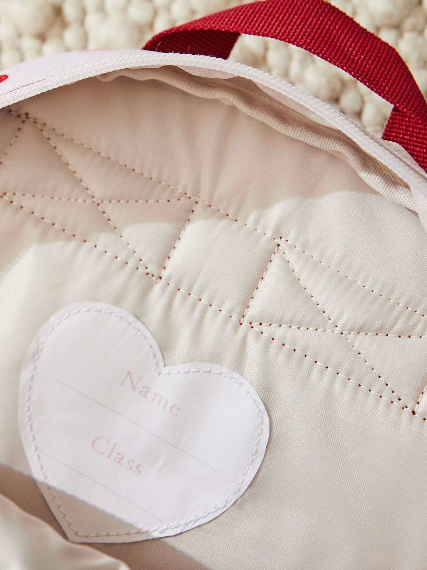 My 1st Years personalised heart print mini backpack, UK version