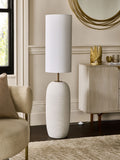 Hadleigh White floor lamp 130.5cm (British brand)
