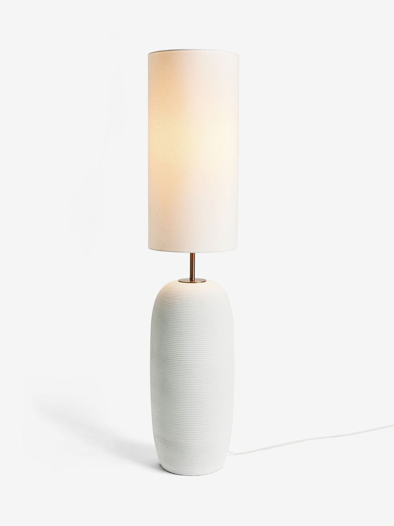 Hadleigh White floor lamp 130.5cm (British brand)