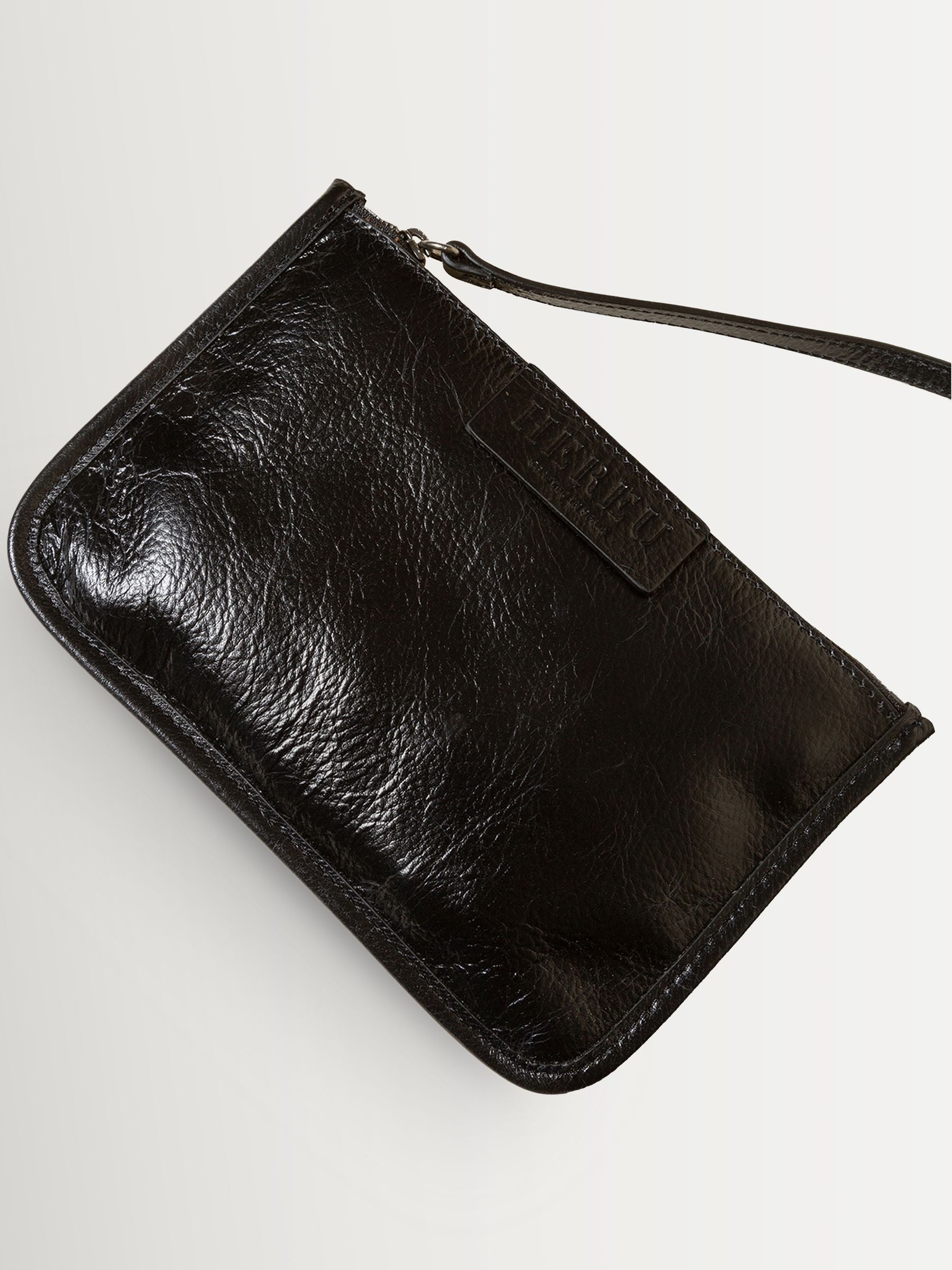 Hereu Studio Calella black leather tote bag, UK version