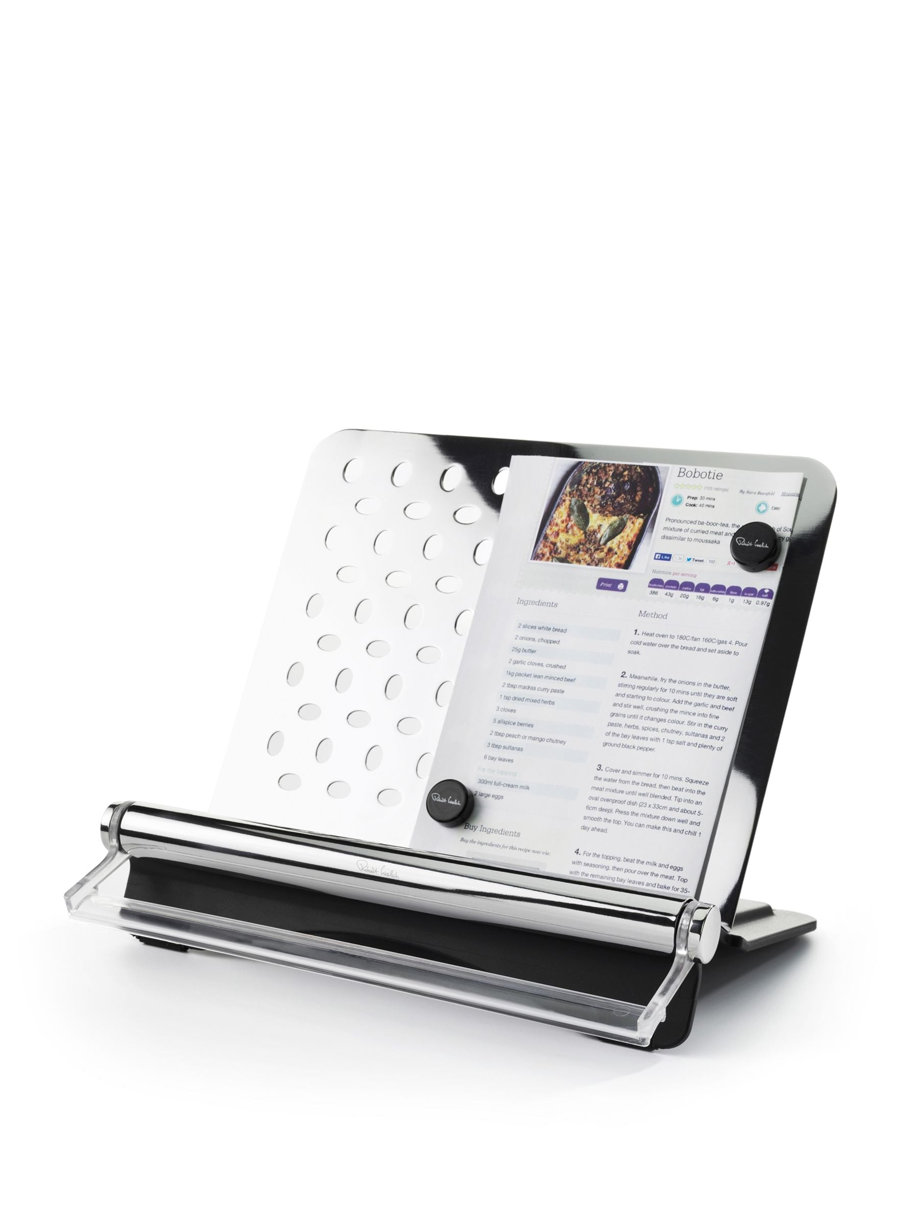 Robert Welch Signature cookbook and tablet stand (British brand)