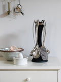 Robert Welch Signature utensil stand set stainless steel, UK version