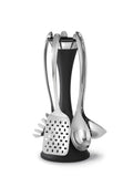 Robert Welch Signature utensil stand set stainless steel, UK version