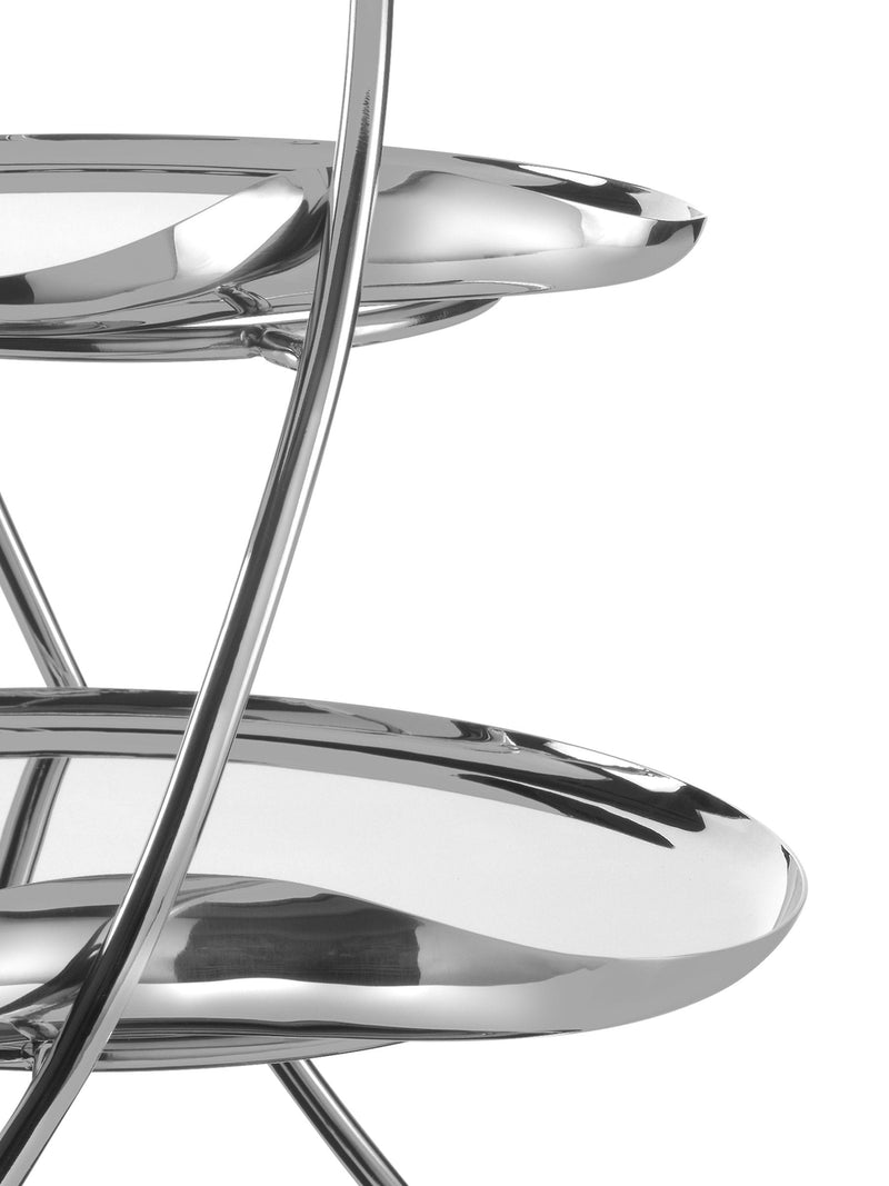 Robert Welch Steel Drift cake stand stainless steel, UK version