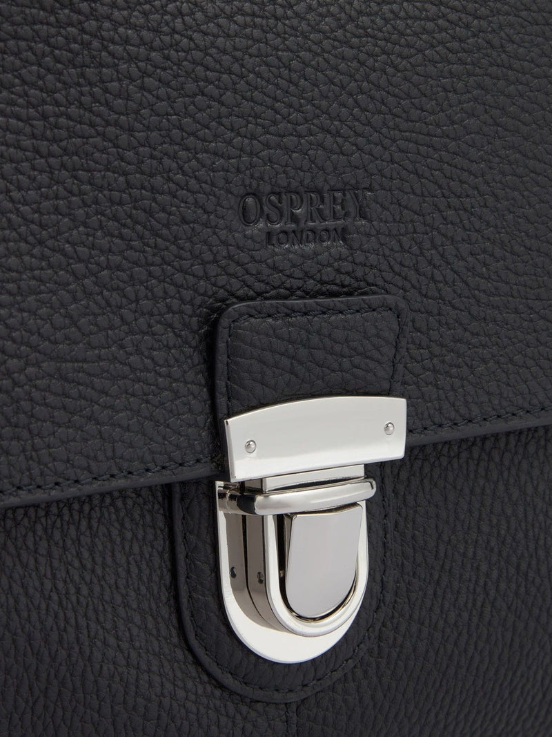 Osprey London red leather weekender bag 46cm, UK version