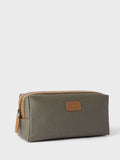 Osprey London green waxed canvas leather small washbag, UK version
