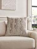 Charcoal Grey Collection Luxe Fem Chic Velvet Abstract Cushion 59 x 59cm