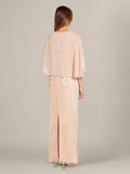 Adrianna Papell pink chiffon cover-up - British product